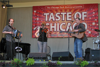 Liz Carroll, John Doyle and John Williams at Taste of Chicago 2011