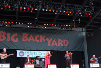 Altan at Milwaukee Irish Fest - August 21, 2011.  Photo by James Fidler