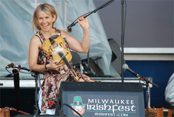 Sharon Shannonat Milwaukee Irish Fest - August 16, 2014