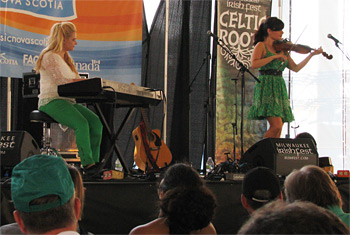 Cassie and Maggie MacDonald at Milwaukee Irish Fest - August 17, 2013