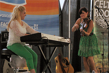 Cassie and Maggie MacDonald at Milwaukee Irish Fest - August 17, 2013