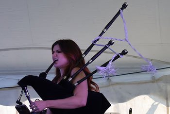Ally the Piper at Gaelic Park Irish Fest - August 23, 2025