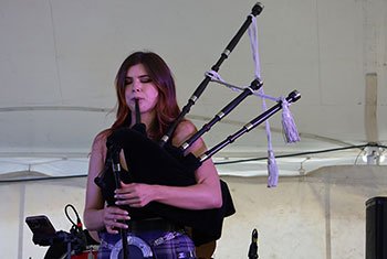 Ally the Piper at Gaelic Park Irish Fest - August 23, 2025