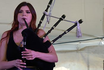 Ally the Piper at Gaelic Park Irish Fest - August 23, 2025