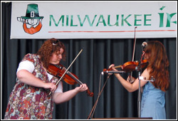 Cara at Milwaukee Irish Fest 2009 - August 16, 2009