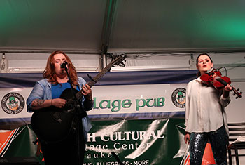 Cassie and Maggie at Milwaukee Irish Fest - August 18, 2023