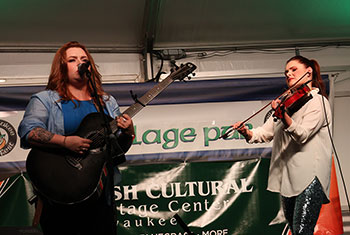 Cassie and Maggie at Milwaukee Irish Fest - August 18, 2023