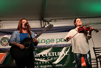 Cassie and Maggie at Milwaukee Irish Fest - August 18, 2023