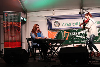 Cassie and Maggie at Milwaukee Irish Fest - August 18, 2023