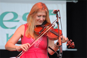 Altan at Milwaukee Irish Fest - August 21, 2011.  Photo by James Fidler