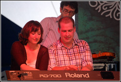 Troy MacGillivray and Friends at Milwaukee Irish Fest 2009 - August 15, 2009.  Photo by James Fidler.