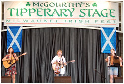 Anna Massie Band at Milwaukee Irish Fest - August 16, 2008.  Photo by James Fidler.