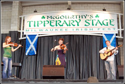 Jenna Reid Band at Milwaukee Irish Fest - August 16, 2008