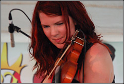 Searson at Chicago Irish Fest - July, 2009.  Photo by James Fidler.