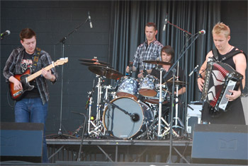 Kintra at Milwaukee Irish Fest - August 21, 2011.  Photo by James Fidler