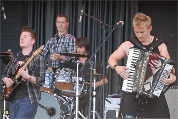 Kintra at Milwaukee Irish Fest - August 21, 2011.  Photo by James Fidler