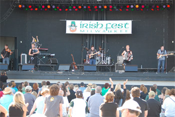 Kintra at Milwaukee Irish Fest - August 21, 2011.  Photo by James Fidler