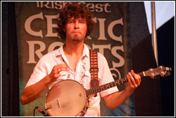 Vishten at Milwaukee Irish Fest - August 15, 2009.  Photo by James Fidler.