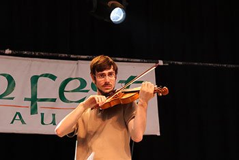 Gadan with Enda Scahill and Hillary Klug at Milwaukee Irish Fest - August 16, 202