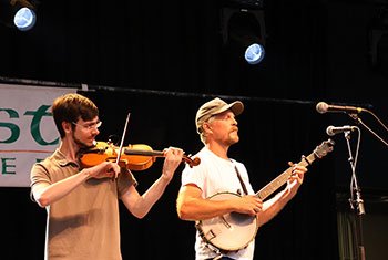 Gadan with Enda Scahill and Hillary Klug at Milwaukee Irish Fest - August 16, 202