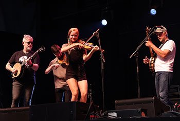 Gadan with Enda Scahill and Hillary Klug at Milwaukee Irish Fest - August 16, 202