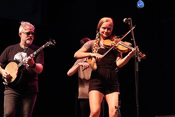 Gadan with Enda Scahill and Hillary Klug at Milwaukee Irish Fest - August 16, 202