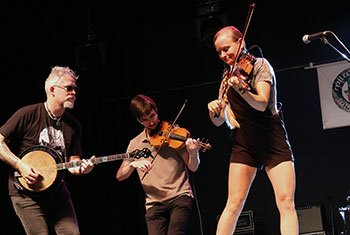 Gadan with Enda Scahill and Hillary Klug at Milwaukee Irish Fest - August 16, 202