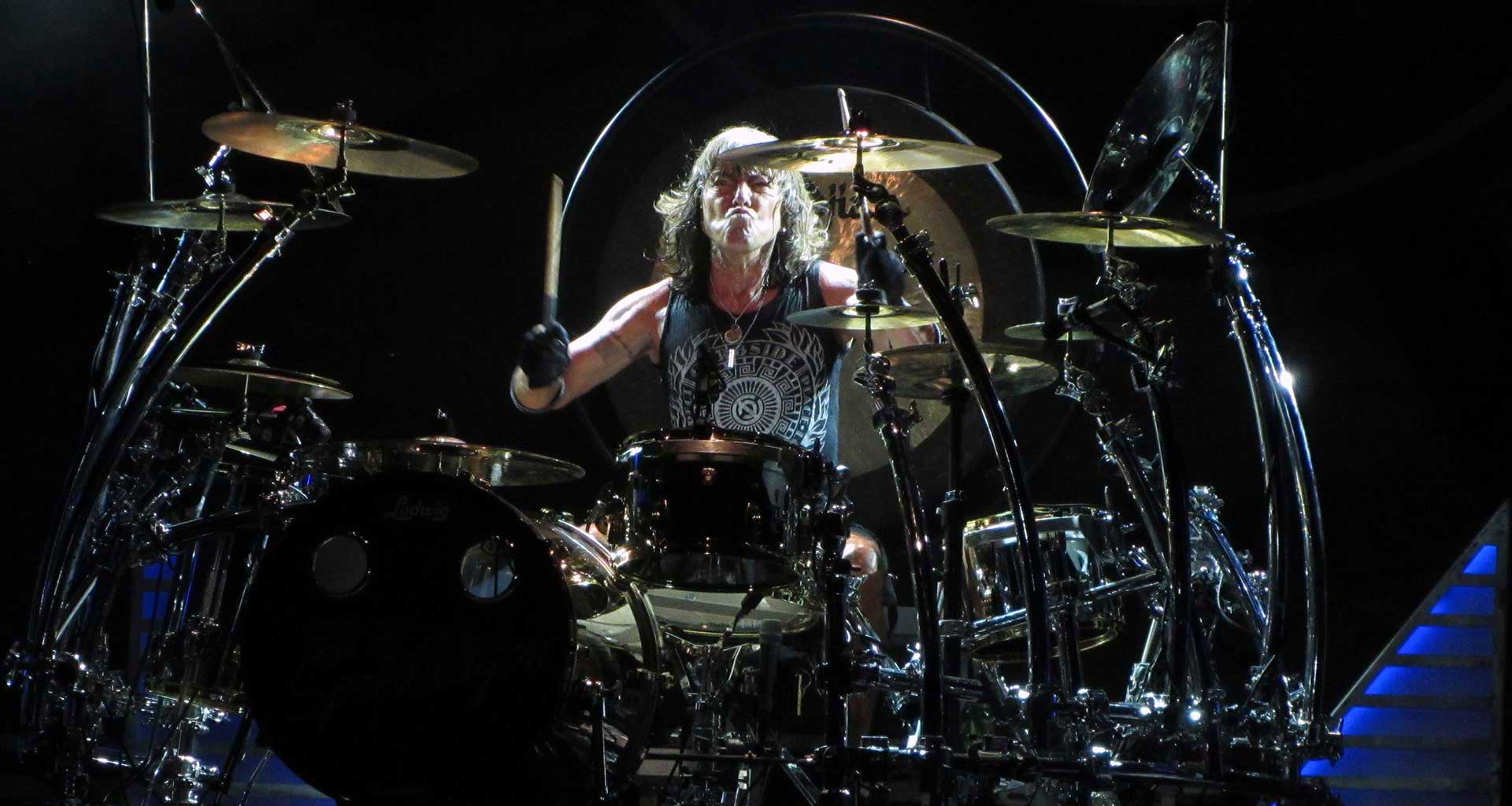 REO Speedwagon's Brian Hitt plays Drums