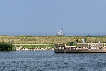 Lighthouse in the distance