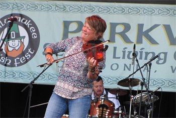 Eileen Ivers at Milwaukee Irish Fest - August 16, 2015