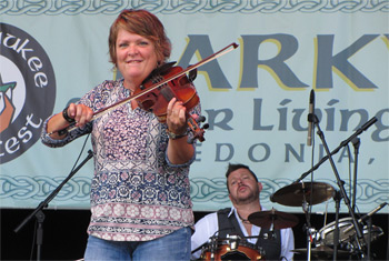 Eileen Ivers at Milwaukee Irish Fest - August 16, 2015