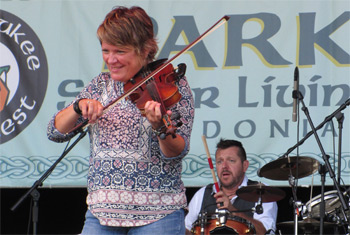 Eileen Ivers at Milwaukee Irish Fest - August 16, 2015