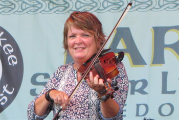 Eileen Ivers at Milwaukee Irish Fest - August 16, 2015