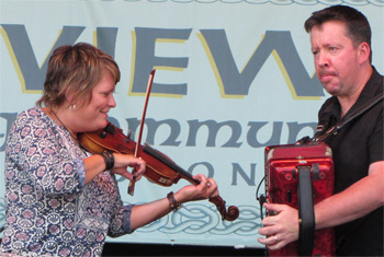 Eileen Ivers at Milwaukee Irish Fest - August 16, 2015