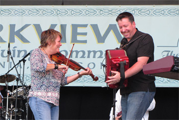 Eileen Ivers at Milwaukee Irish Fest - August 16, 2015