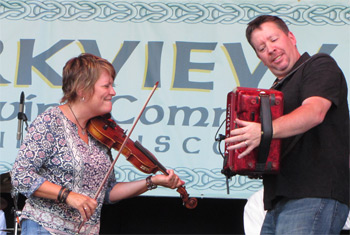 Eileen Ivers at Milwaukee Irish Fest - August 16, 2015