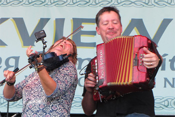 Eileen Ivers at Milwaukee Irish Fest - August 16, 2015