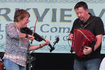 Eileen Ivers at Milwaukee Irish Fest - August 16, 2015