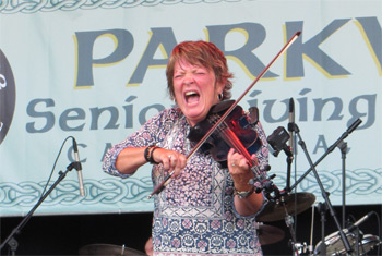 Eileen Ivers at Milwaukee Irish Fest - August 16, 2015