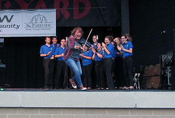 Eileen Ivers at Milwaukee Irish Fest - August 18, 2017