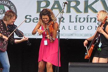 Eileen Ivers at Milwaukee Irish Fest - August 20, 2017