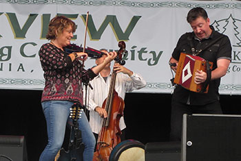 Eileen Ivers at Milwaukee Irish Fest - August 20, 2017