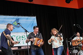 Eileen Ivers at Milwaukee Irish Fest - August 20, 2023