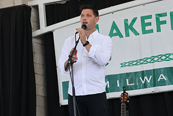 Colm and Laura Keegan at Milwaukee Irish Fest - August 20, 2023