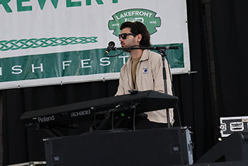 Colm and Laura Keegan at Milwaukee Irish Fest - August 20, 2023