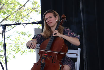 Colm and Laura Keegan at Milwaukee Irish Fest - August 20, 2023