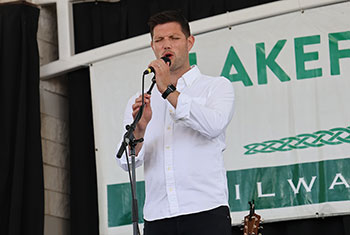 Colm and Laura Keegan at Milwaukee Irish Fest - August 20, 2023