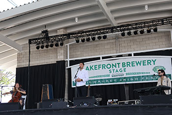 Colm and Laura Keegan at Milwaukee Irish Fest - August 20, 2023