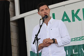 Colm and Laura Keegan at Milwaukee Irish Fest - August 20, 2023