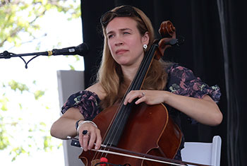 Colm and Laura Keegan at Milwaukee Irish Fest - August 20, 2023